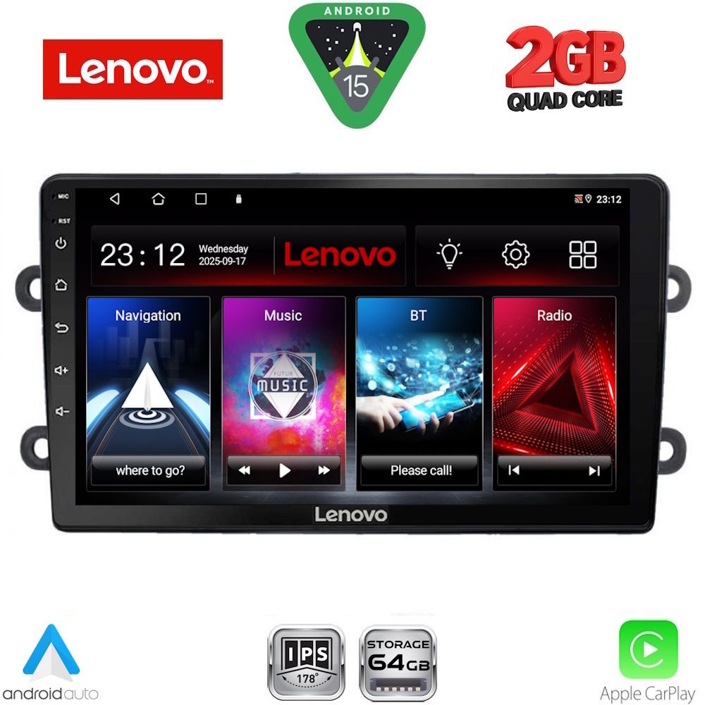LENOVO LVD 2102_CPA (9inc) MULTIMEDIA TABLET for DACIA DUSTER mod. 2012-2019