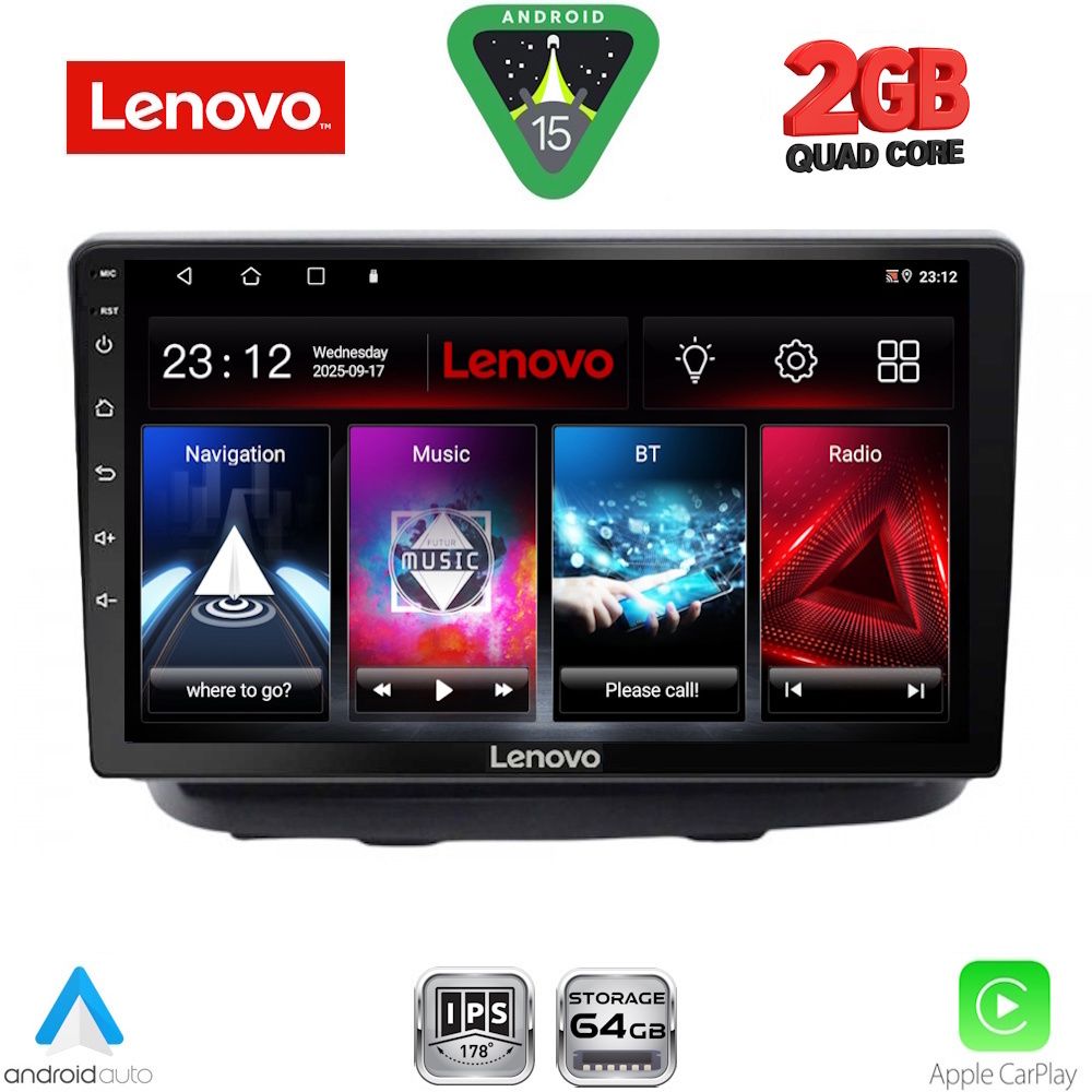 LENOVO LVD 2135_CPA (10inc) MULTIMEDIA TABLET for FIAT DOBLO mod. 2002-2009