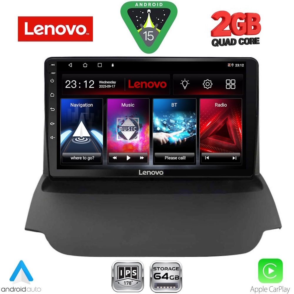 LENOVO LVD 2150_CPA (9inc) MULTIMEDIA TABLET for FORD ECOSPORT mod. 2012-2018