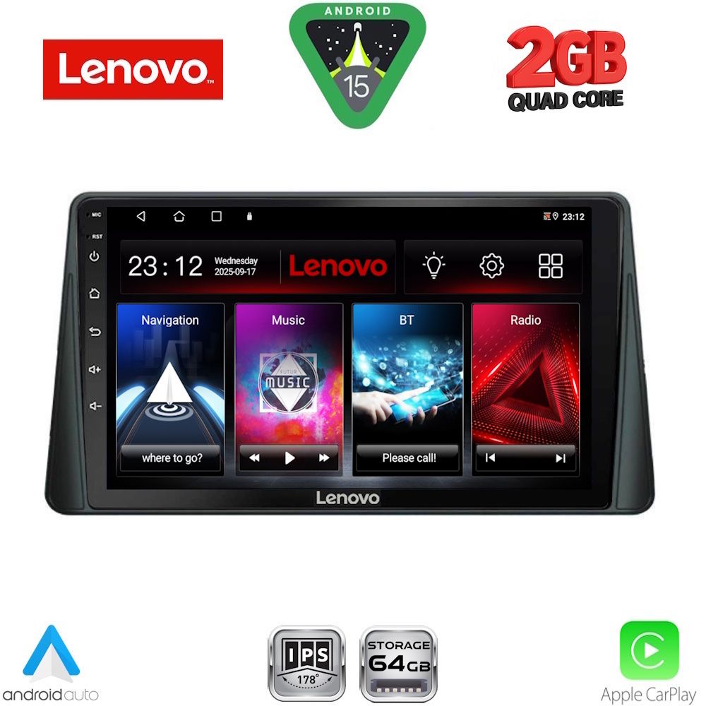 LENOVO LVD 2158_CPA (9inc) MULTIMEDIA TABLET for FORD FOCUS mod. 2019-2025