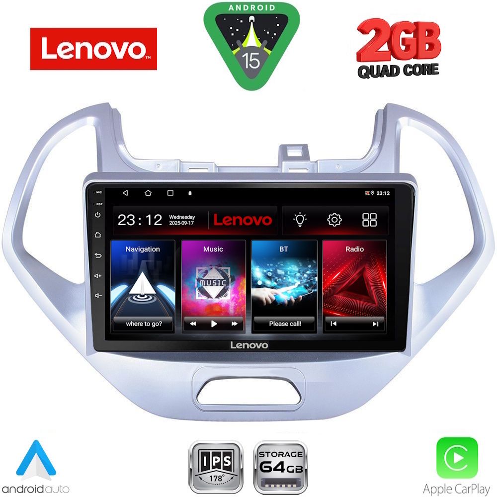 LENOVO LVD 2167LO_CPA (9inc) MULTIMEDIA TABLET for FORD KA mod. 2017-2024