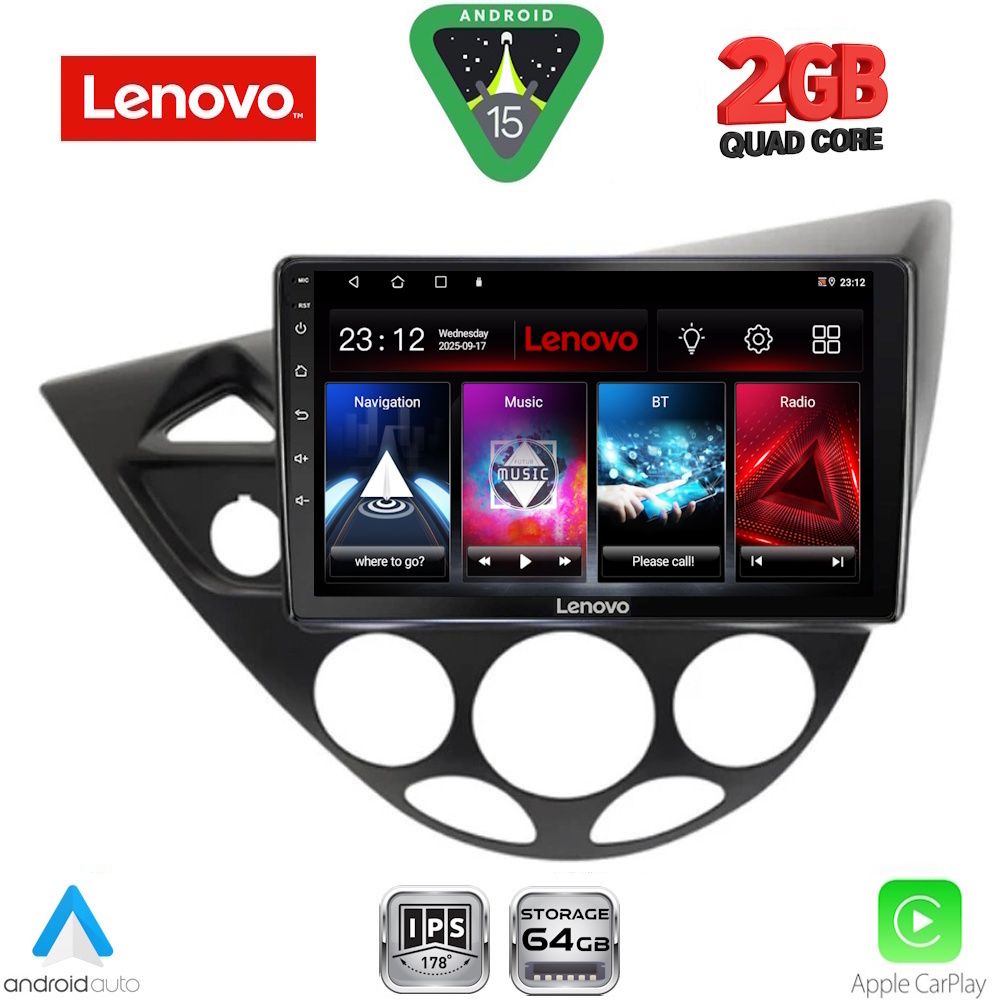 LENOVO LVD 2169_CPA (9inc) MULTIMEDIA TABLET for FORD FOCUS mod. 1998-2004