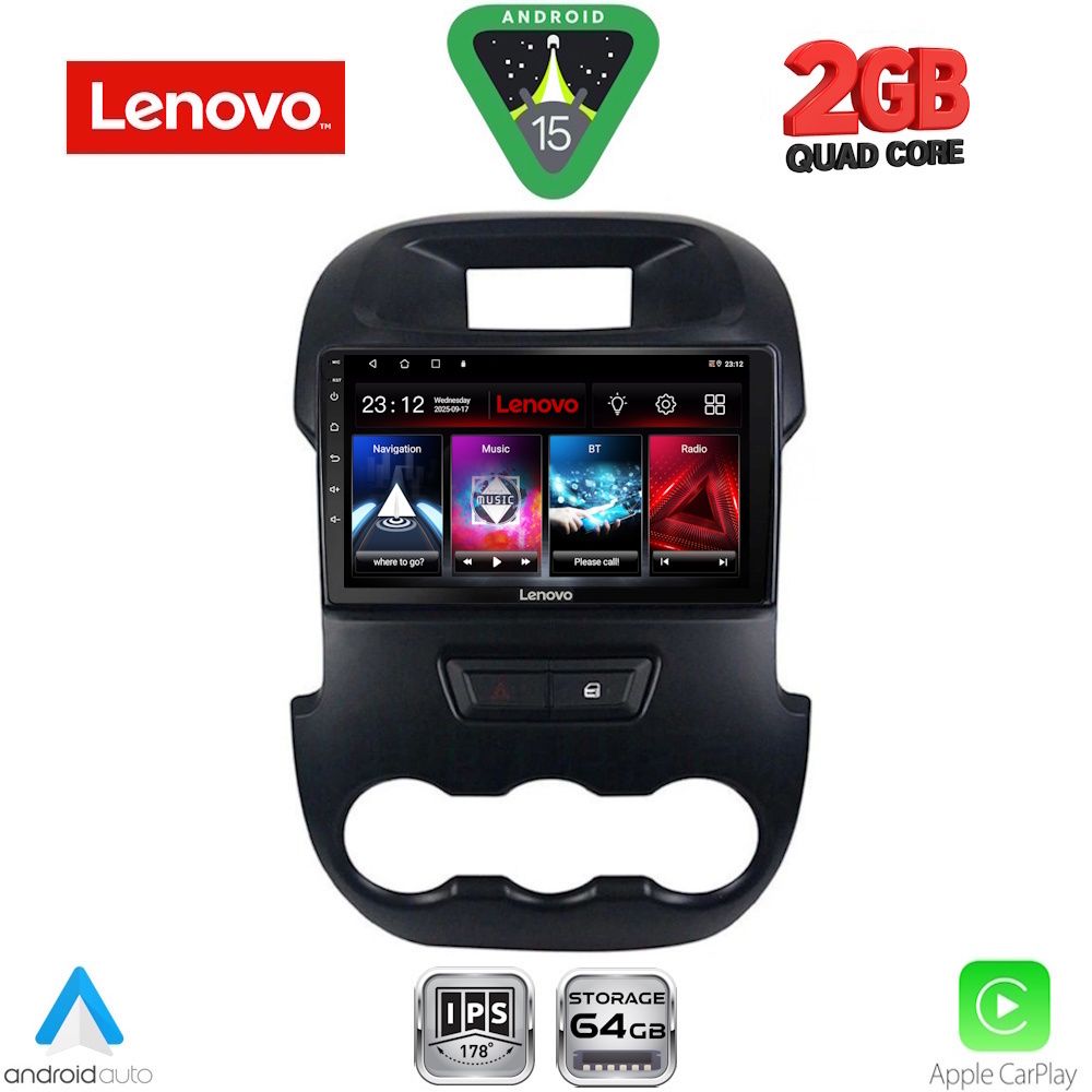 LENOVO LVD 2171_CPA (9inc) MULTIMEDIA TABLET for FORD RANGER mod. 2011-2015