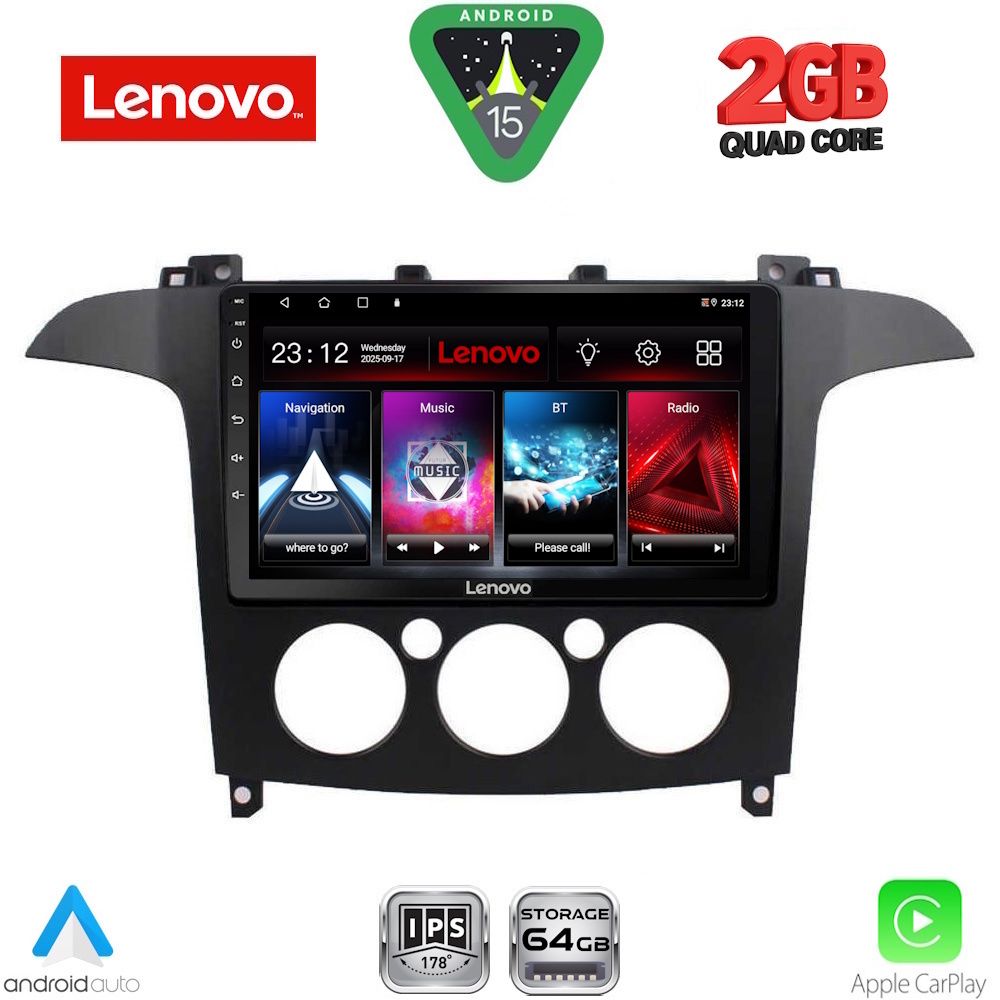 LENOVO LVD 2175_CPA A/C (9inc) MULTIMEDIA TABLET for FORD SMAX mod. 2006-2014