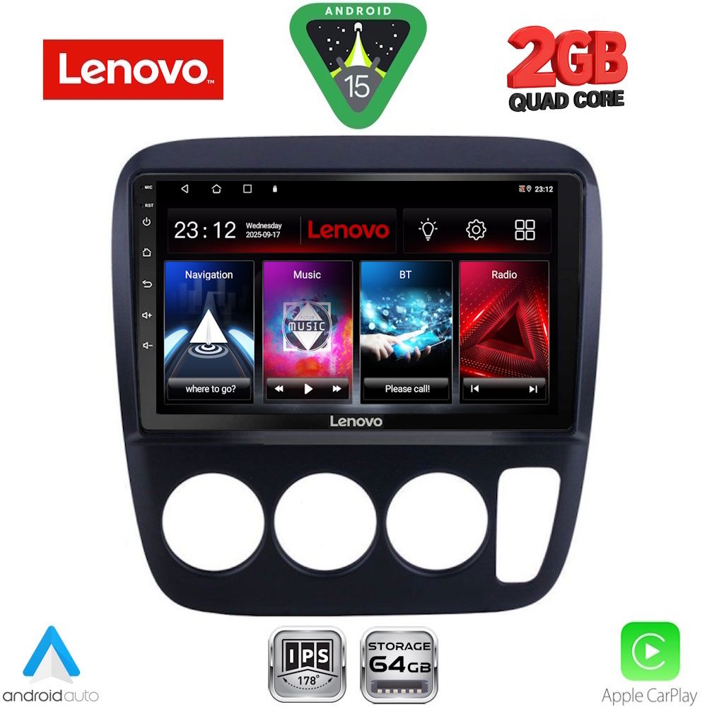 LENOVO LVD 2196_CPA A/C (9inc) MULTIMEDIA TABLET for HONDA CRV mod. 1996-2006