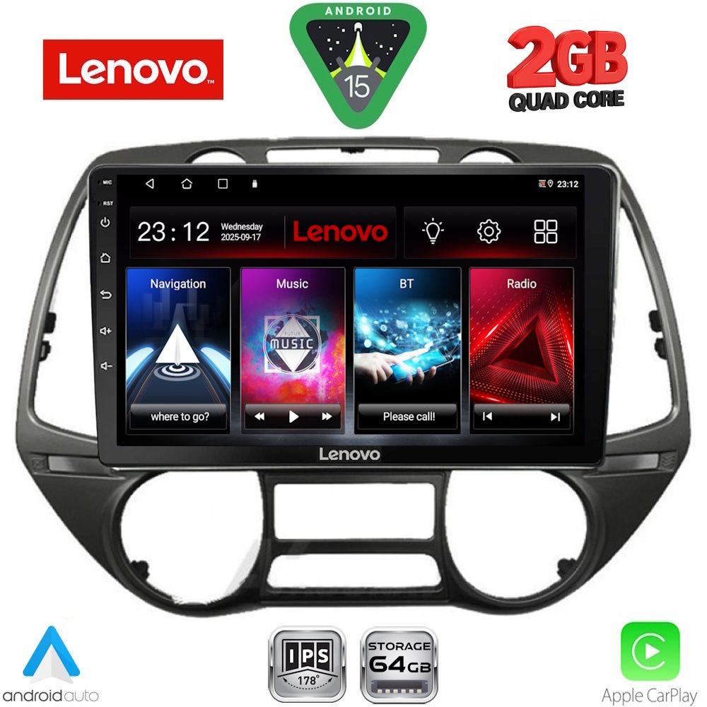 LENOVO LVD 2226_CPA (9inc) MULTIMEDIA TABLET for HYUNDAI i20 mod. 2008-2014