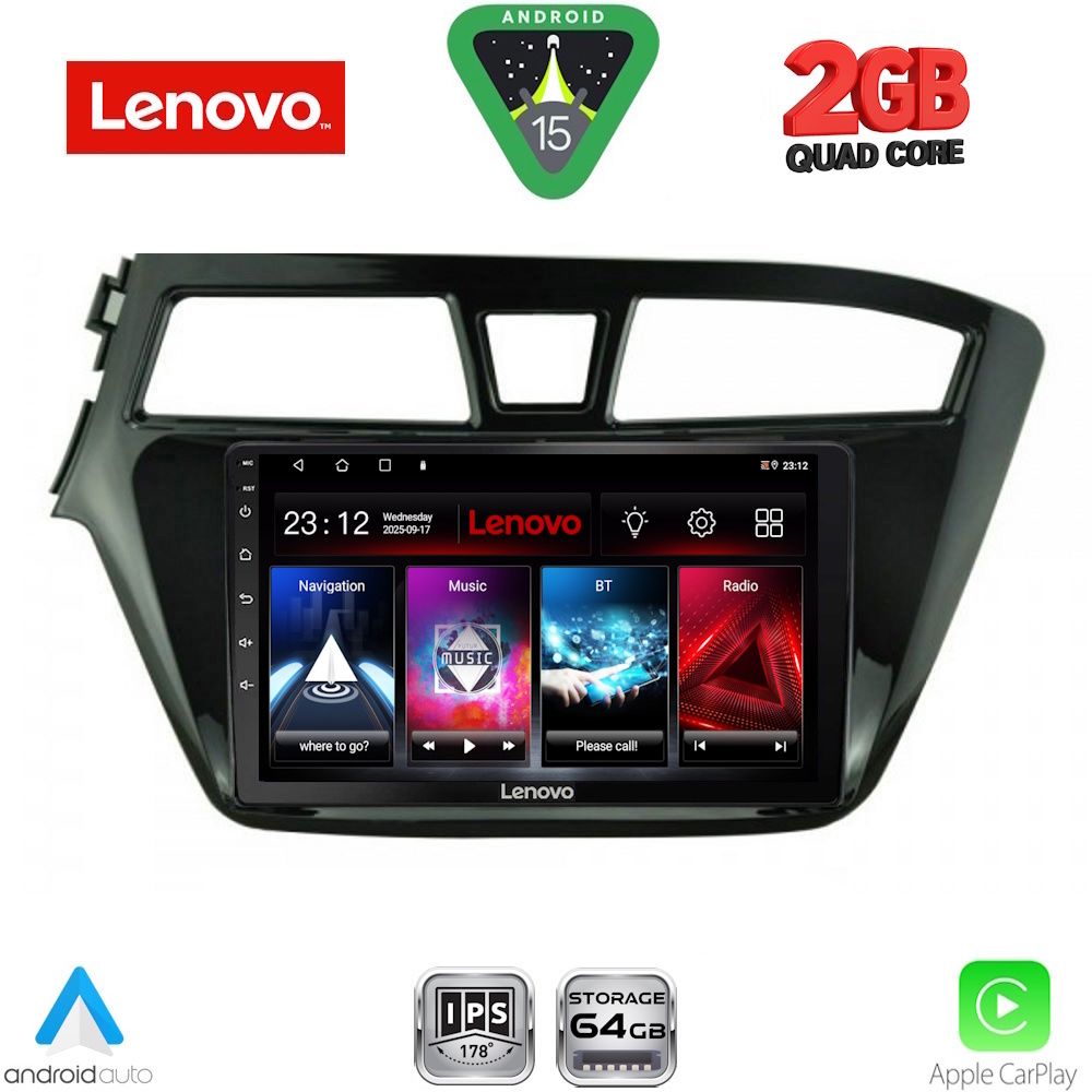 LENOVO LVD 2229_CPA (9inc) MULTIMEDIA TABLET for HYUNDAI i20 mod. 2014-2018