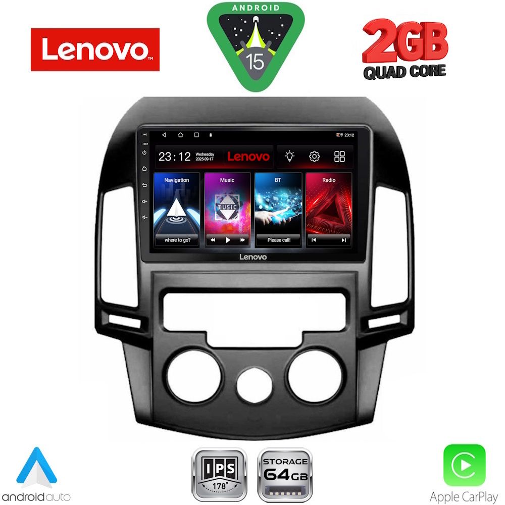 LENOVO LVD 2231_CPA A/C (9inc) MULTIMEDIA TABLET for HYUNDAI i30 mod. 2007-2012
