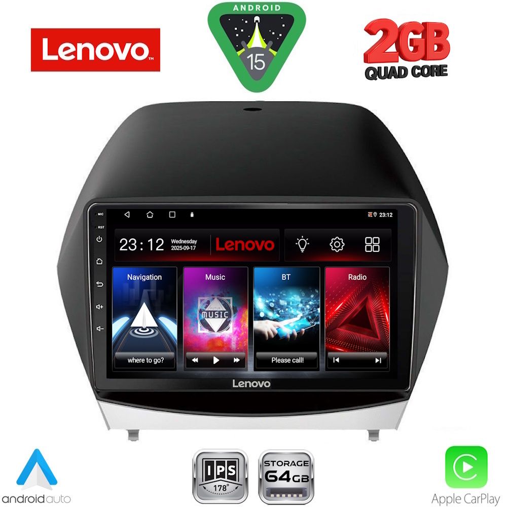 LENOVO LVD 2235_CPA (10inc) MULTIMEDIA TABLET for HYUNDAI iX35 mod. 2010-2015