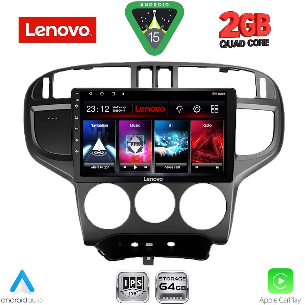 LENOVO LVD 2240_CPA (9inc) MULTIMEDIA TABLET for HYUNDAI MATRIX mod. 2001-2010