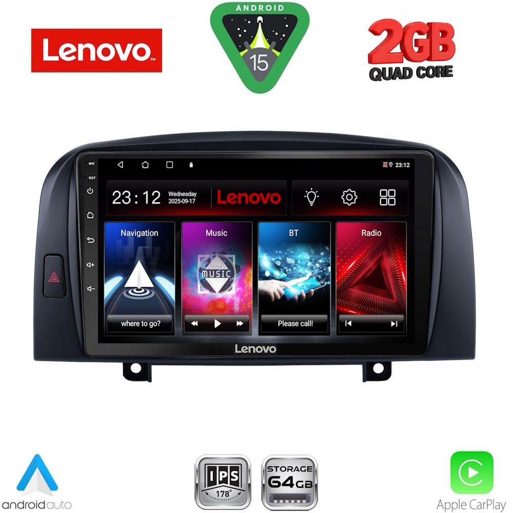 LENOVO LVD 2248_CPA (9inc) MULTIMEDIA TABLET for HYUNDAI SONATA mod. 2006-2009