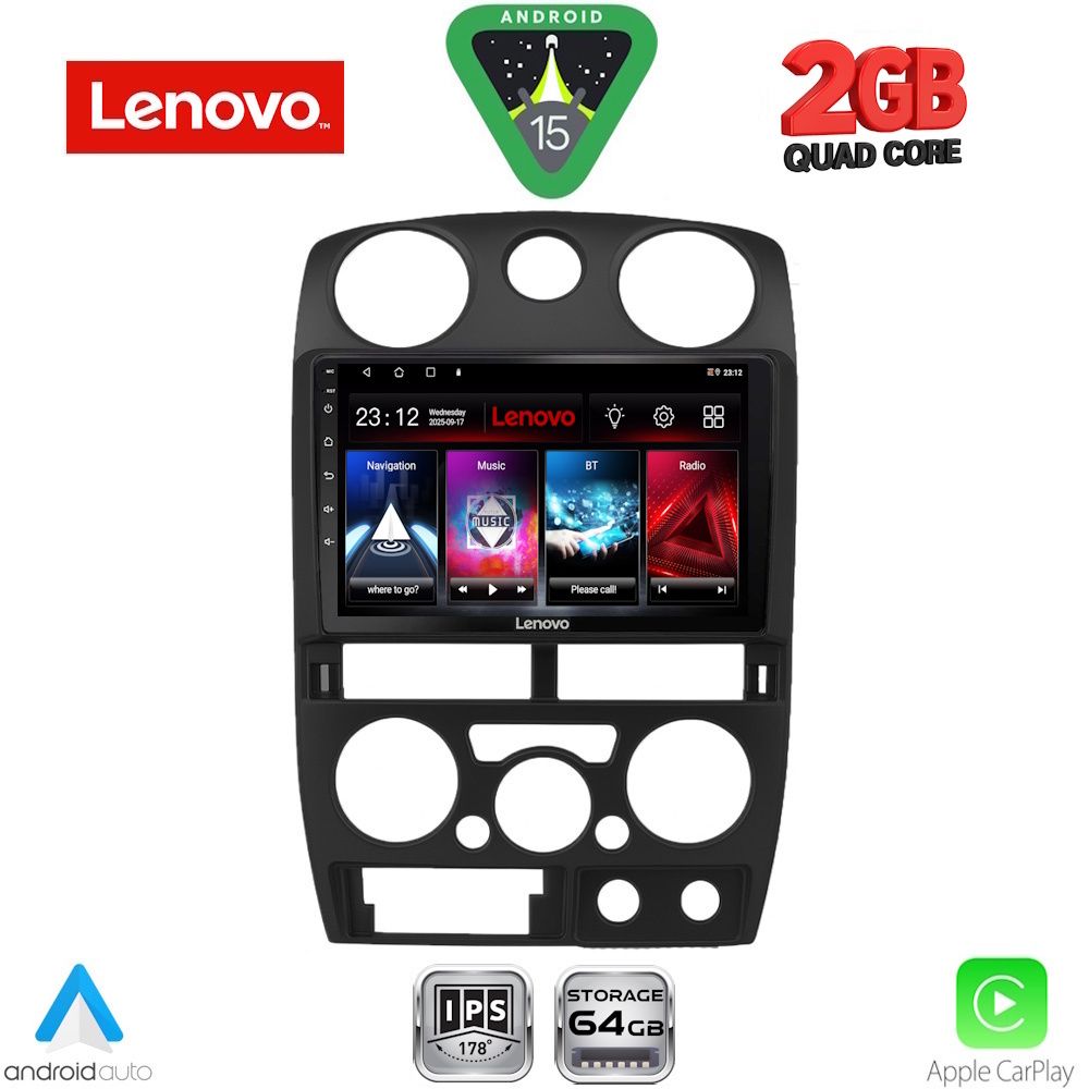 LENOVO LVD 2254BL_CPA (9inc) MULTIMEDIA TABLET for ISUZU D-MAX mod. 2008-2012 (BLACK)