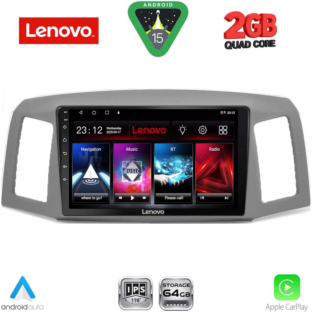 LENOVO LVD 2281_CPA (10inc) MULTIMEDIA TABLET for JEEP GRAND CHEROKEE mod. 2005-2007
