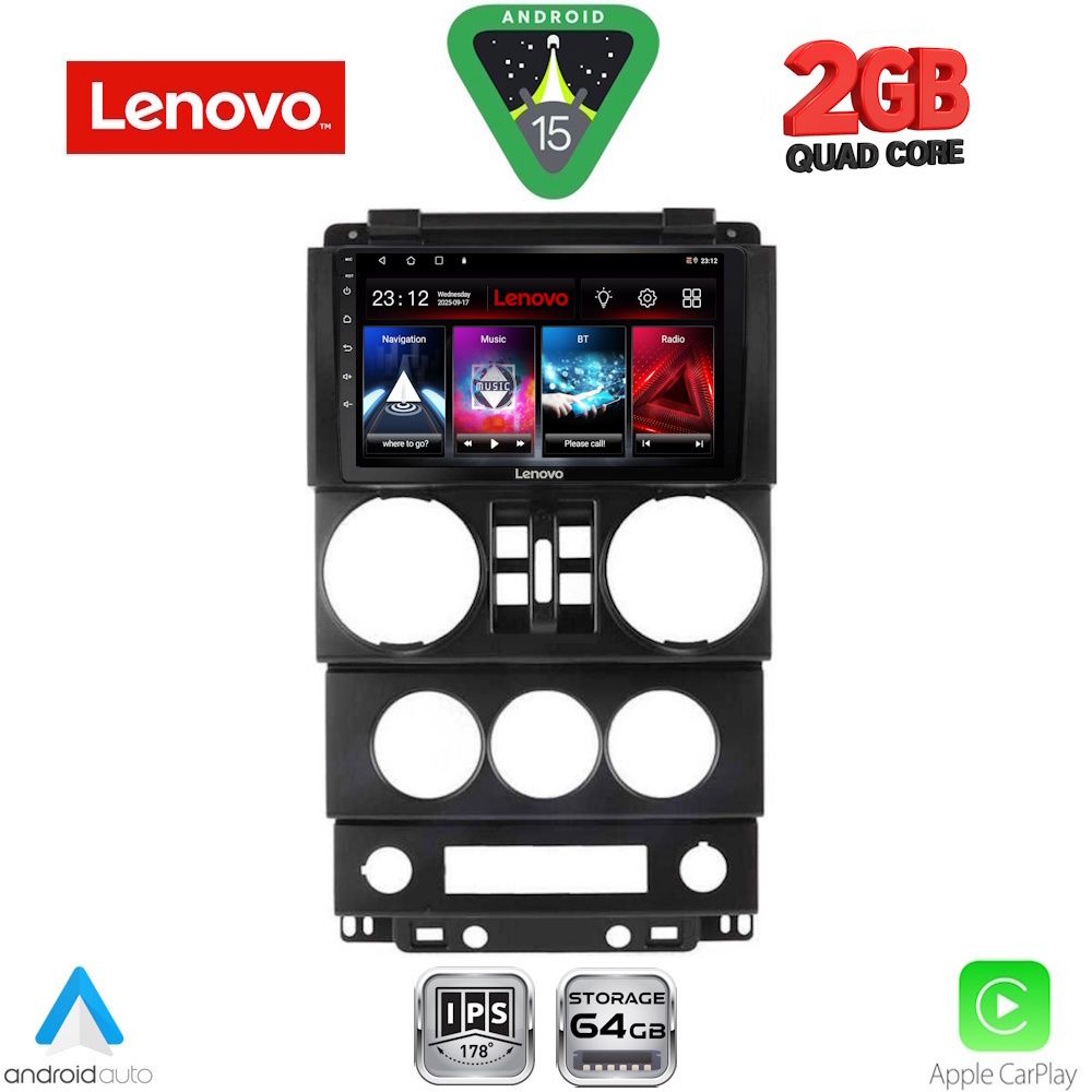 LENOVO LVD 2294_CPA (9inc) MULTIMEDIA TABLET for JEEP WRANGLER mod. 2006-2011