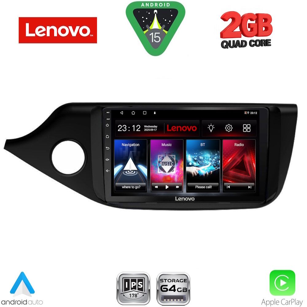 LENOVO LVD 2302_CPA (9inc) MULTIMEDIA TABLET for KIA CEED mod. 2012-2018