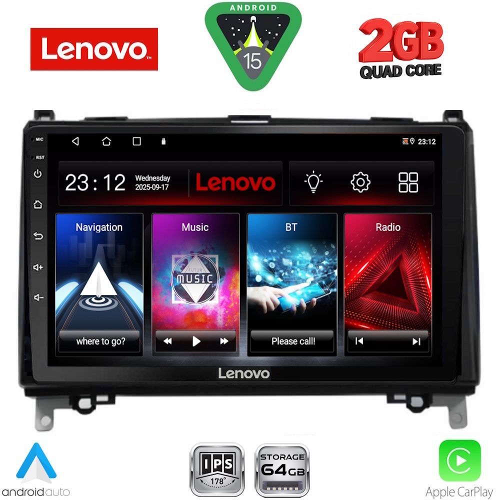 LENOVO LVD 2400_CPA (9inc) MULTIMEDIA TABLET for MERCEDES A – B -SPRINTER – VITO mod. 2007-2020