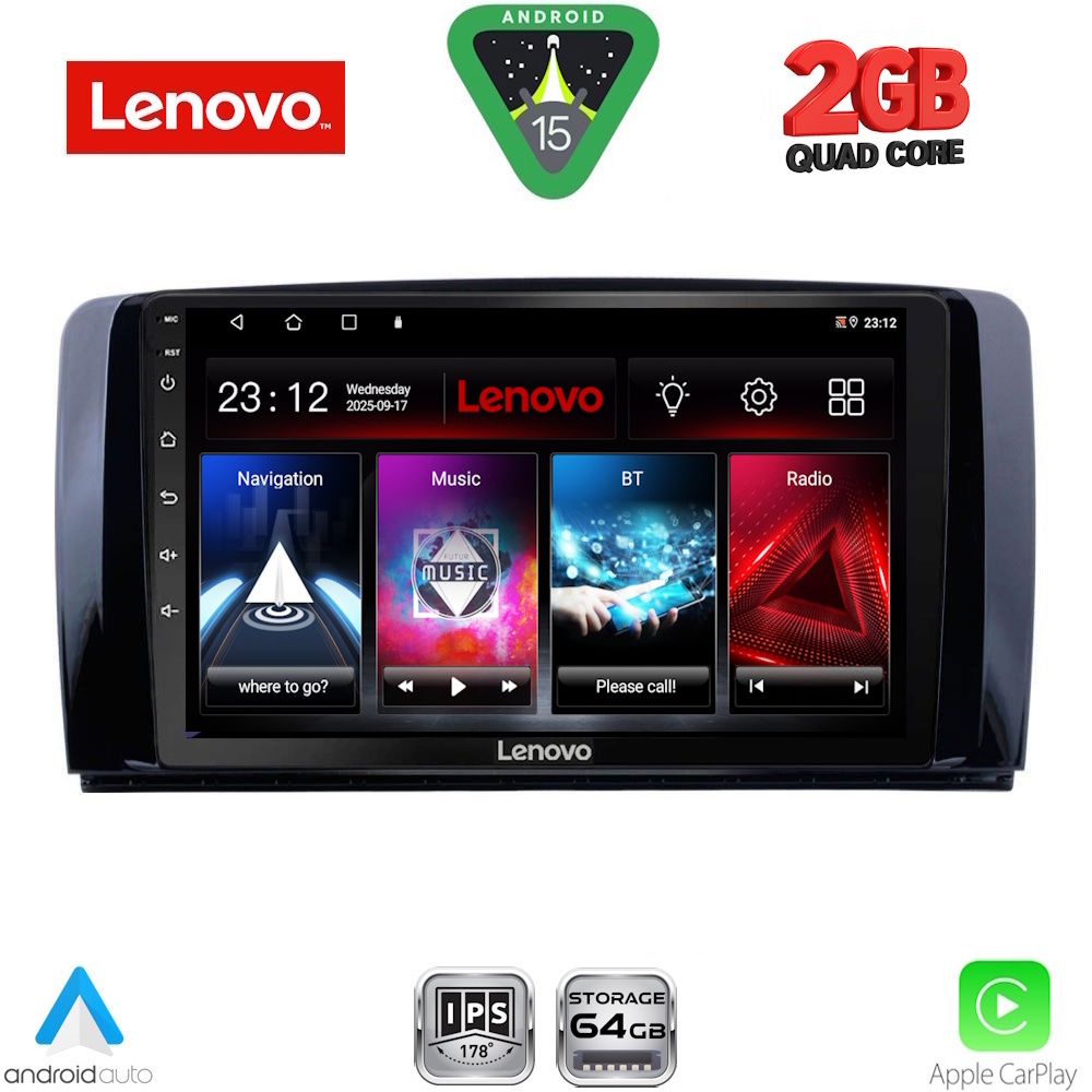 LENOVO LVD 2422_CPA (9inc) MULTIMEDIA TABLET for MERCEDES R (W251) mod. 2006-2015