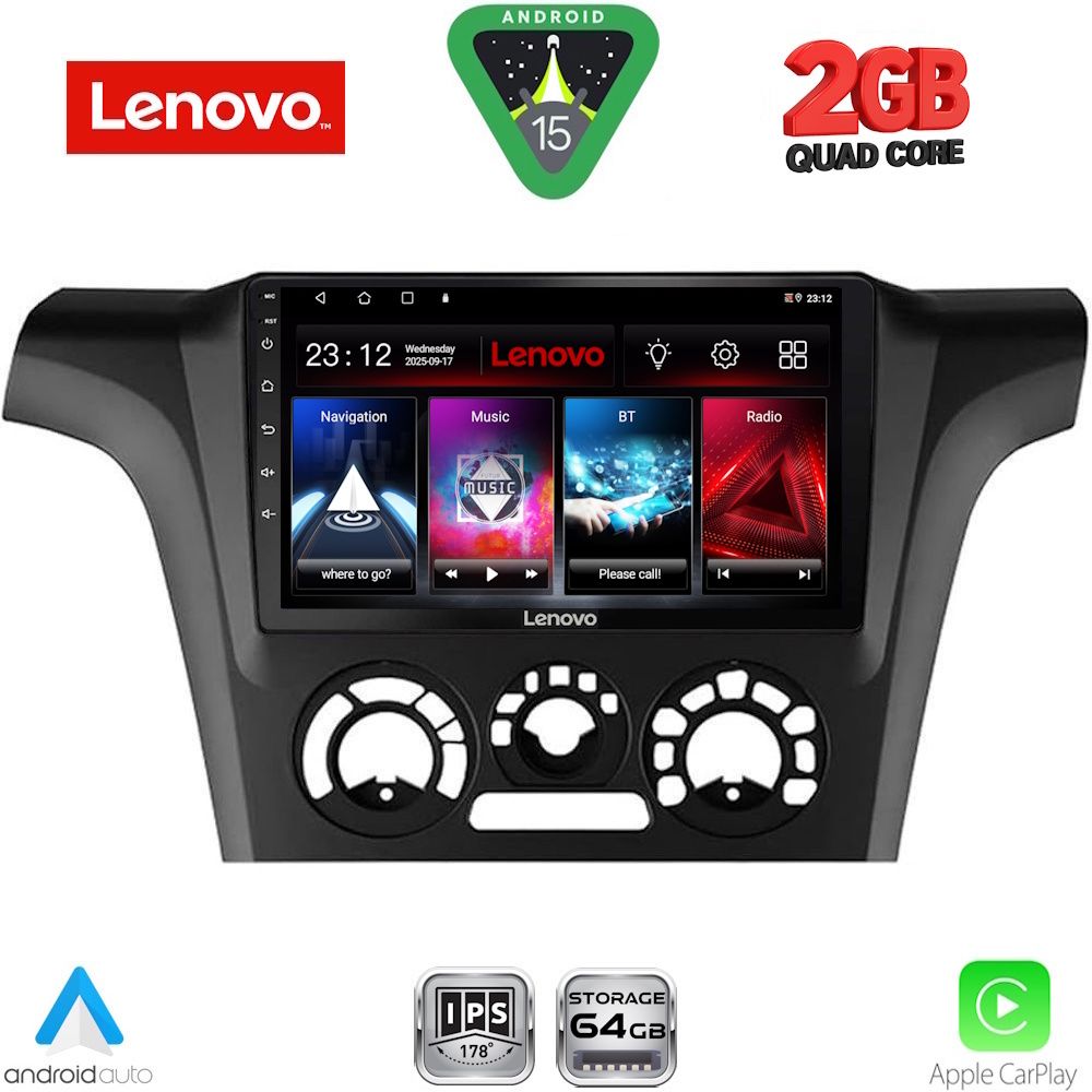 LENOVO LVD 2441_CPA A/C (9inc) MULTIMEDIA TABLET for MITSUBISHI OUTLANDER mod. 2001-2005