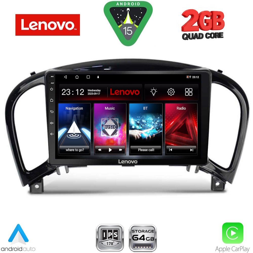 LENOVO LVD 2452_CPA (9inc) MULTIMEDIA TABLET for NISSAN JUKE mod. 2009-2020