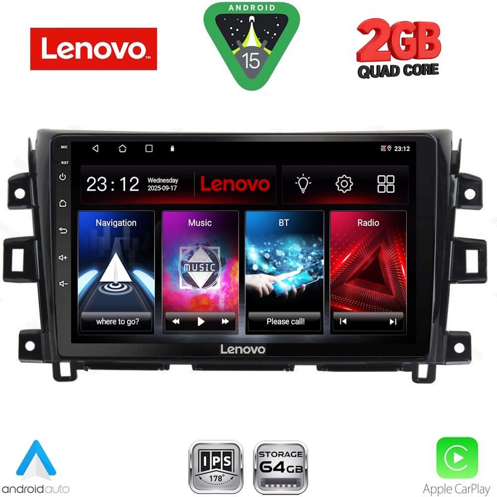 LENOVO LVD 2456_CPA (10inc) MULTIMEDIA TABLET for NISSAN NAVARA mod. 2016-2025