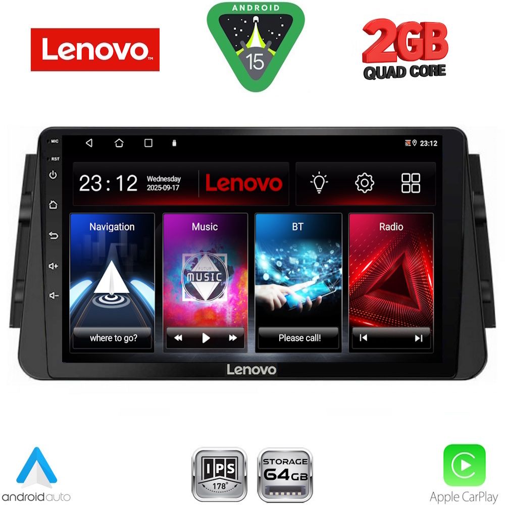 LENOVO LVD 2460_CPA (9inc) MULTIMEDIA TABLET for NISSAN MICRA mod. 2017-2026