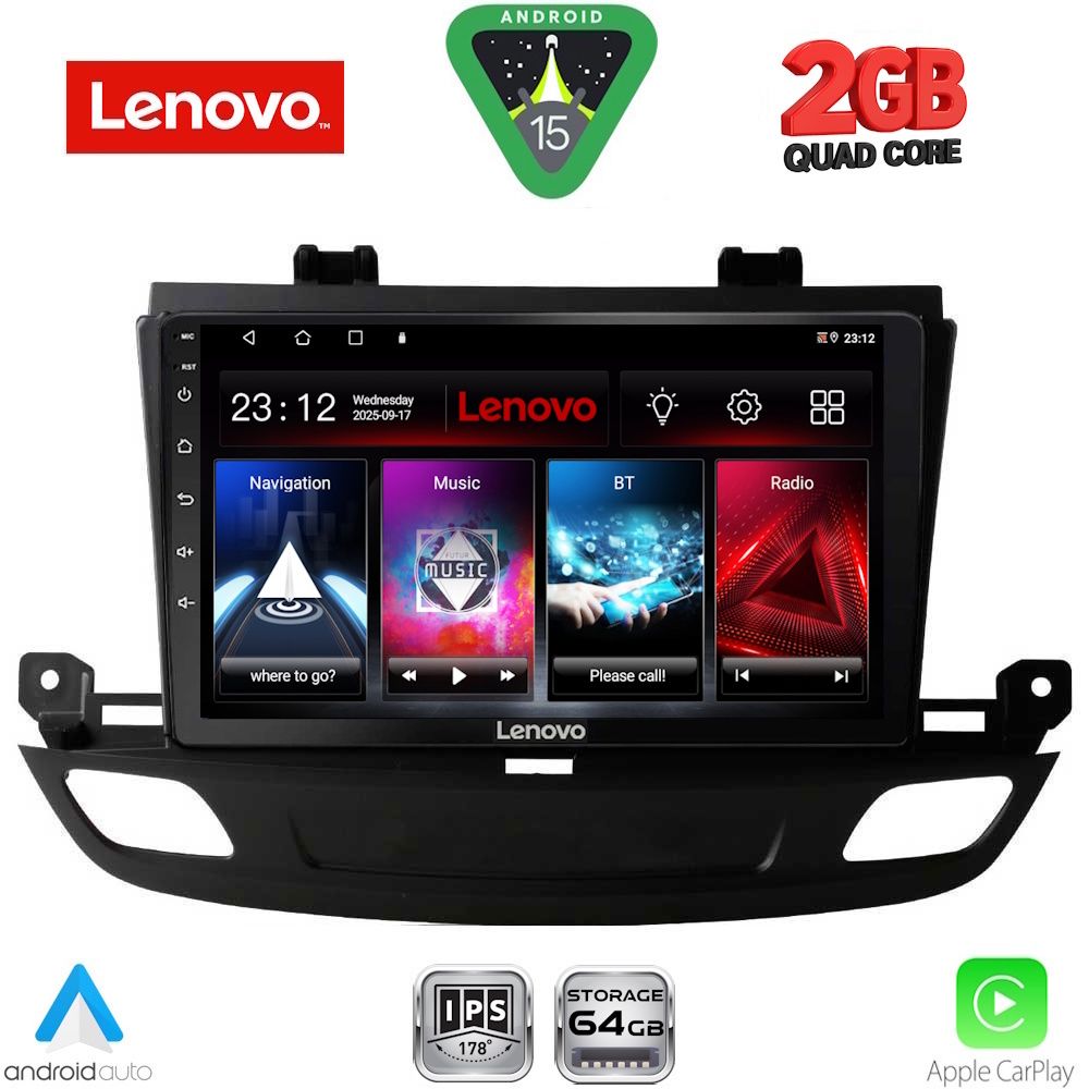 LENOVO LVD 2493_CPA (9inc) MULTIMEDIA TABLET for OPEL INSIGNIA mod. 2018-2024