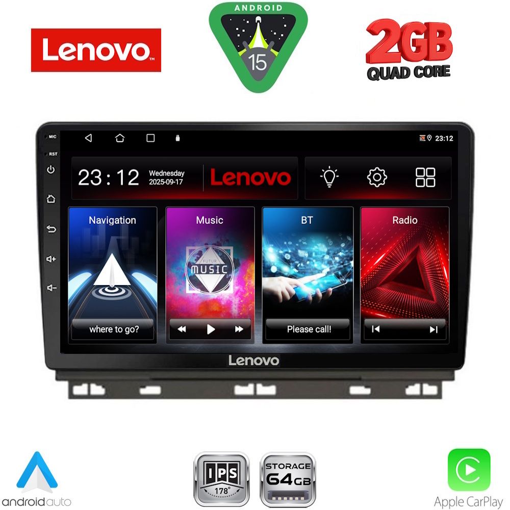LENOVO LVD 2546_CPA (9inc) MULTIMEDIA TABLET for RENAULT CLIO - CAPTUR mod. 2019-2026