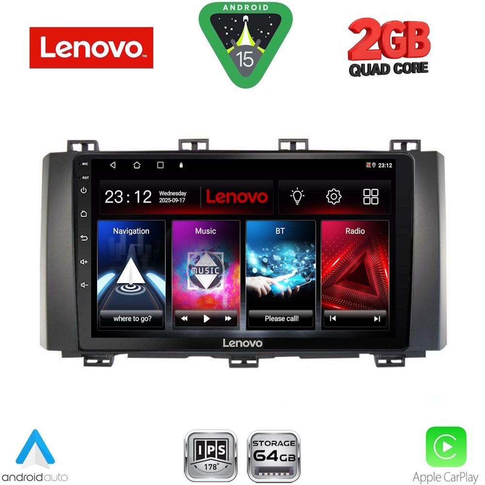 LENOVO LVD 2568_CPA (9inc) MULTIMEDIA TABLET for SEAT ATECA mod. 2017-2026