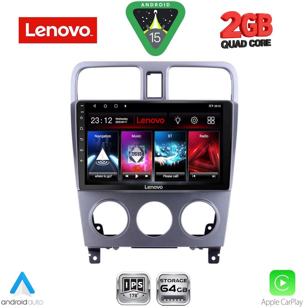 LENOVO LVD 2661_CPA (9inc) MULTIMEDIA TABLET for SUBARU FORESTER mod. 2002-2008