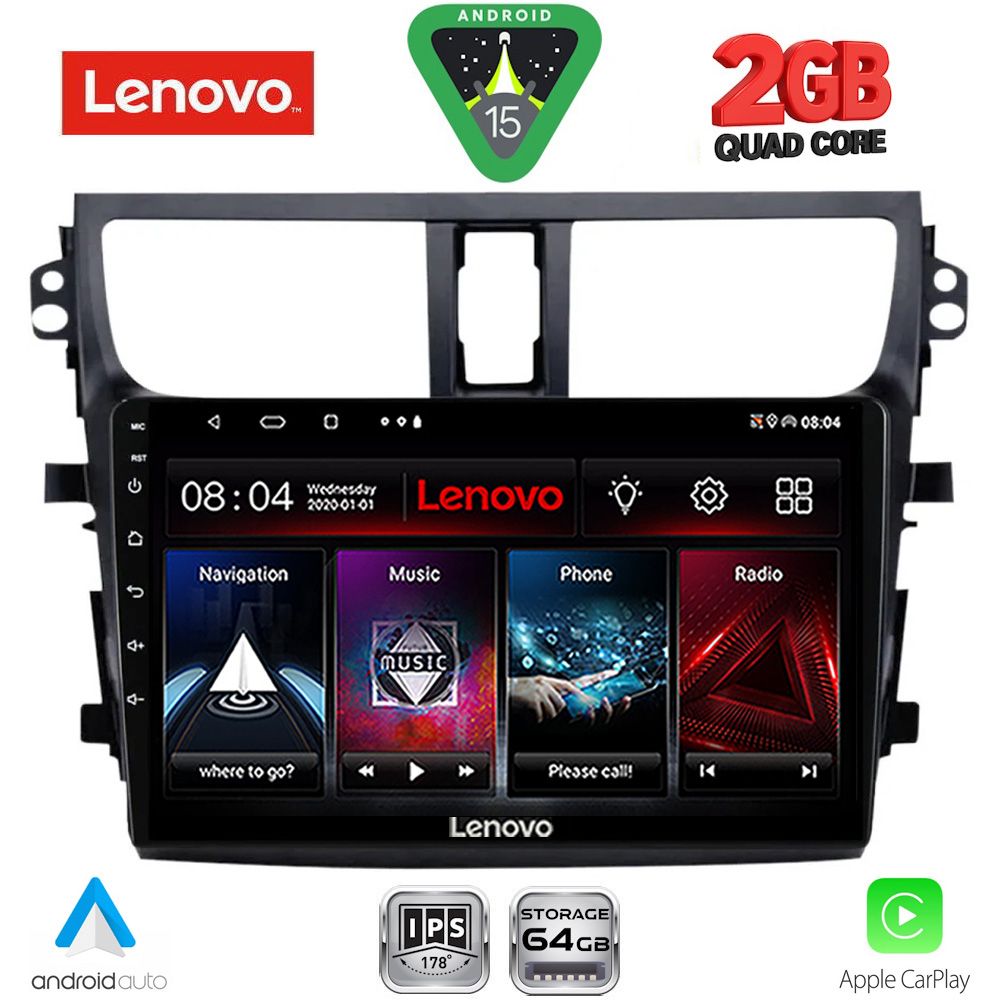 LENOVO LVD 2674_CPA (9inc) MULTIMEDIA TABLET for SUZUKI CELERIO mod. 2015-2021