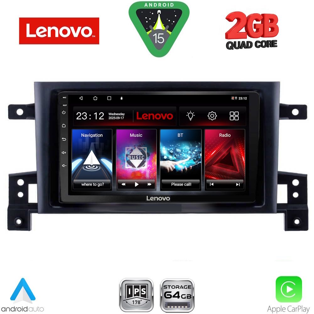 LENOVO LVD 2696_CPA (9inc) MULTIMEDIA TABLET for SUZUKI GRAND VITARA mod. 2005-2015
