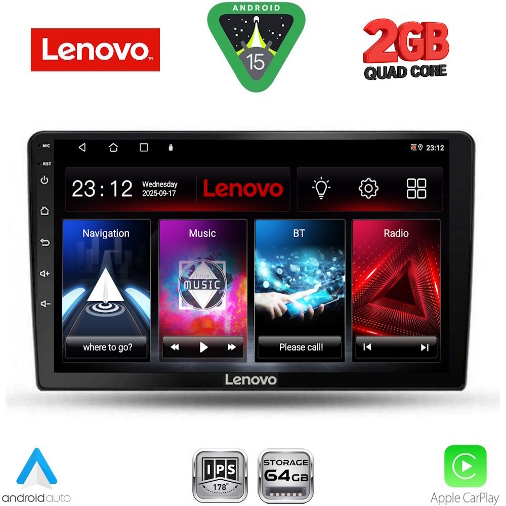 LENOVO LVD 2711A_CPA (9inc) MULTIMEDIA TABLET for TOYOTA COROLLA VERSO mod. 2000-2004