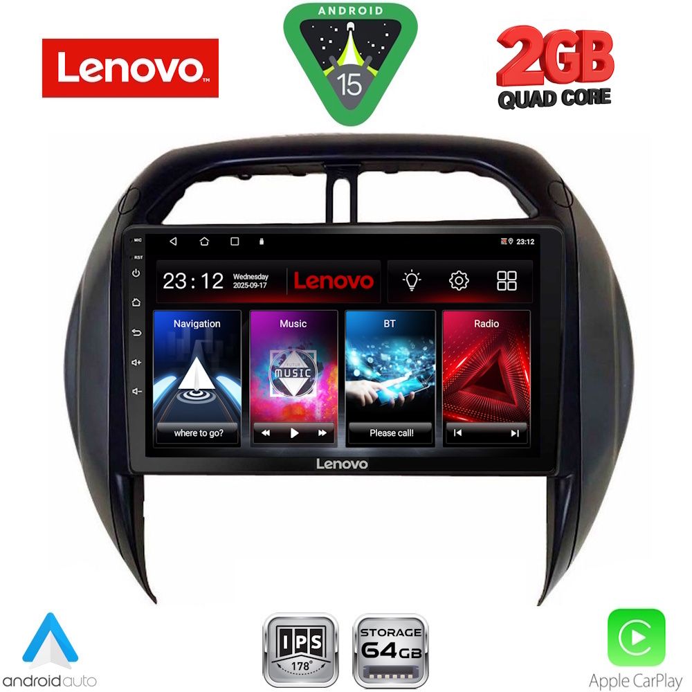 LENOVO LVD 2730_CPA CLIMA (9inc) MULTIMEDIA TABLET for TOYOTA RAV 4 mod. 2000-2006