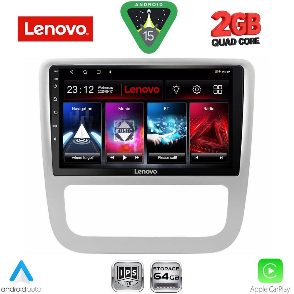 LENOVO LVD 2751_CPA CLIMA (9inc) MULTIMEDIA TABLET for VW EOS mod. 2006-2016 - SCIROCCO mod. 2011-2014