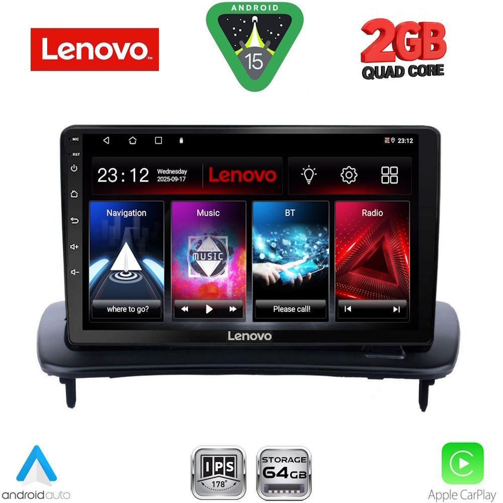 LENOVO LVD 2783_CPA (9inc) MULTIMEDIA TABLET for VOLVO C30 - S40 mod. 2005-2013