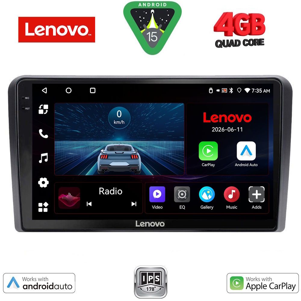 LENOVO LVE 8324_CPAA (CLIMA+A/C) (9inc) MULTIMEDIA TABLET for KIA SPORTAGE mod. 2004-2010