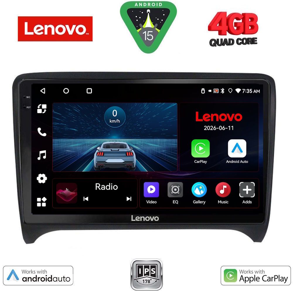 LENOVO LVE 8009_CPAA (9inc) MULTIMEDIA TABLET for AUDI TT mod. 2007-2015