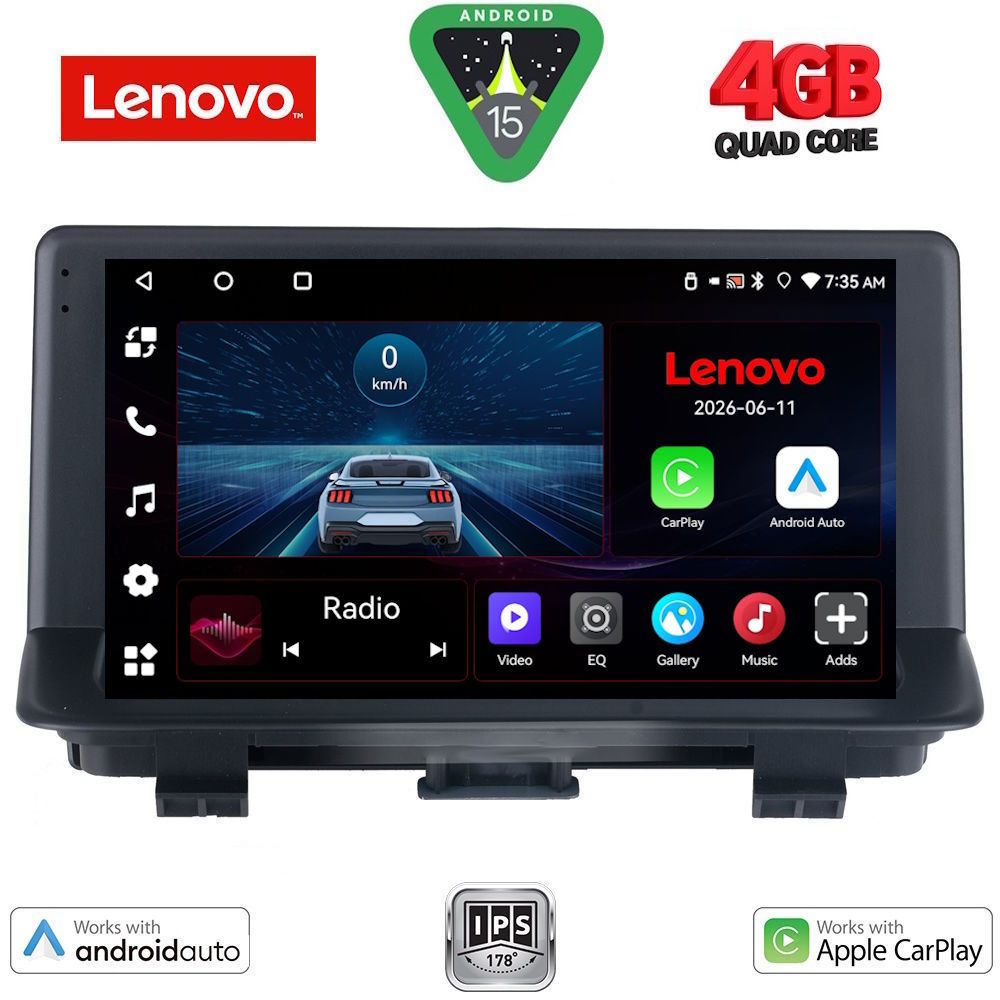 LENOVO LVE 8012_CPAA (9inc) MULTIMEDIA TABLET for AUDI Q3 mod. 2012-2018 (High Version)