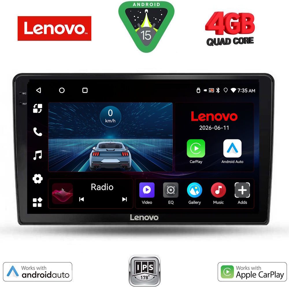 LENOVO LVE 8026_CPAA (9inc) MULTIMEDIA TABLET for ALFA ROMEO GIULIETTA mod 2014-2020