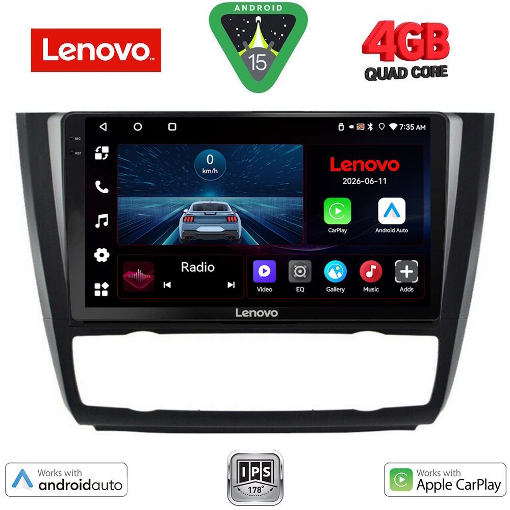 LENOVO LVE 8040_CPAA A/C (9inc) MULTIMEDIA TABLET for BMW S.1 E81-82-87-88 mod. 2004-2013