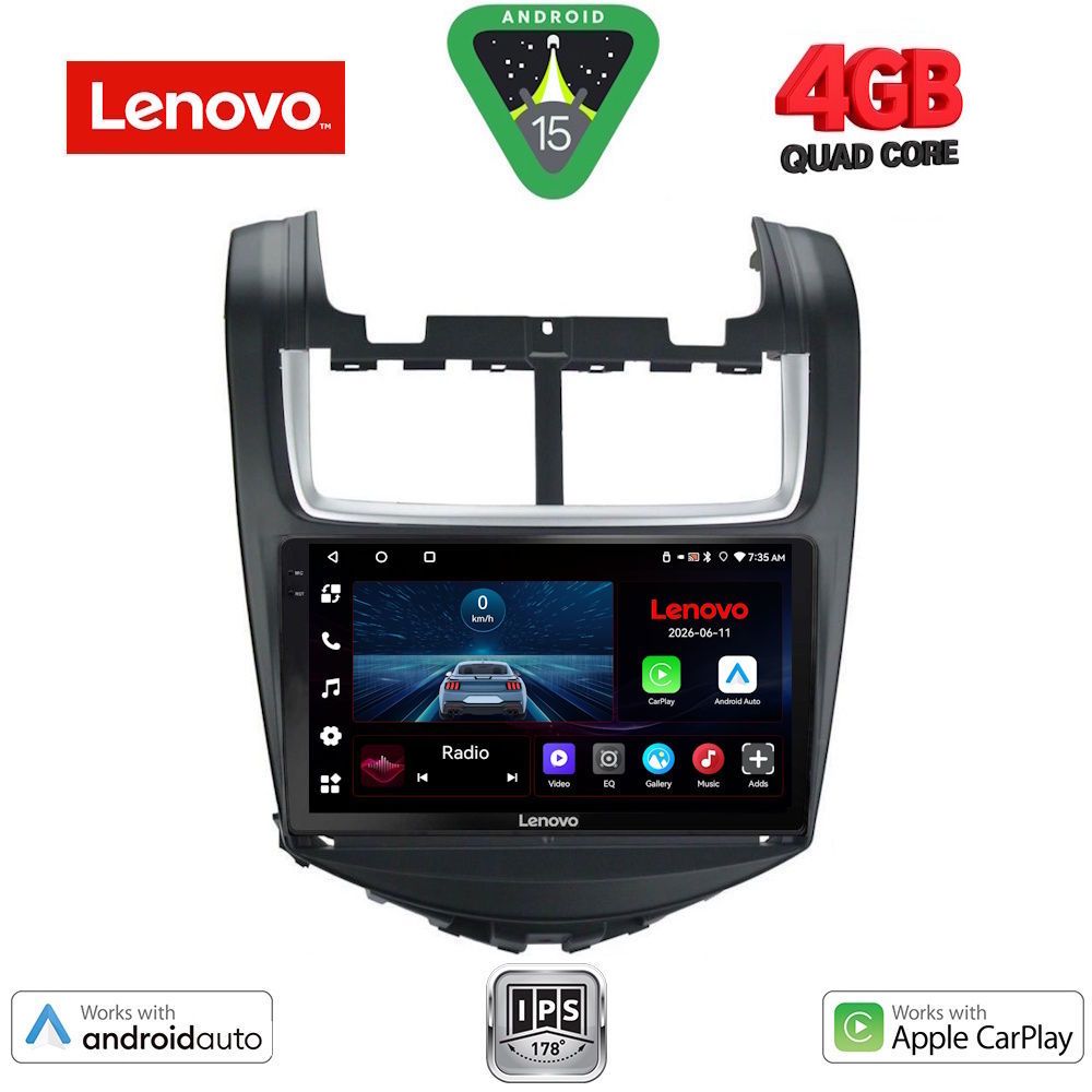 LENOVO LVE 8075_CPAA (9inc) MULTIMEDIA TABLET for CHEVROLET AVEO mod. 2014-2017