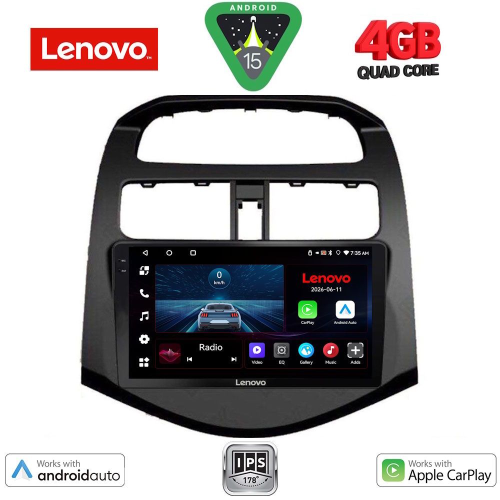 LENOVO LVE 8078_CPAA (9inc) MULTIMEDIA TABLET for CHEVROLET SPARK mod. 2009-2015