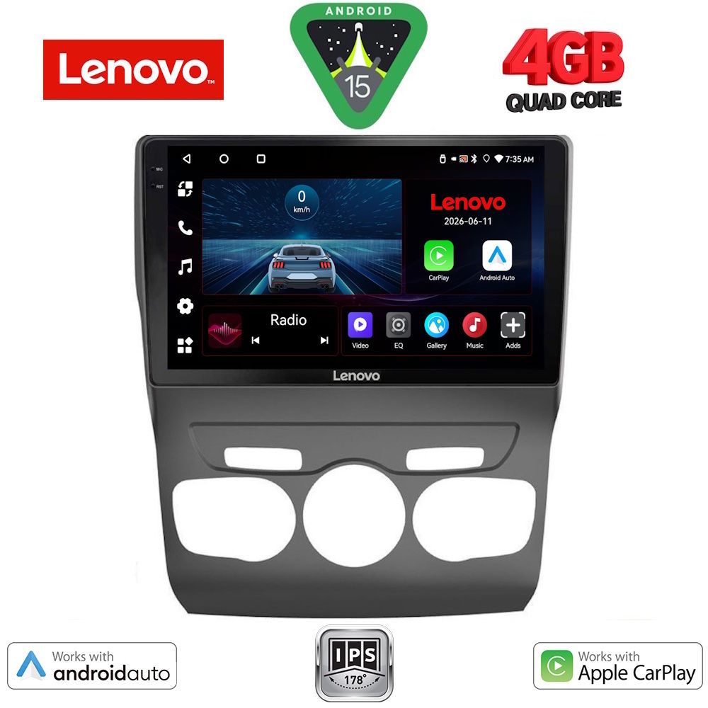 LENOVO LVE 8085_CPAA (10inc) MULTIMEDIA TABLET for CITROEN C4 -DS4 mod. 2011-2018