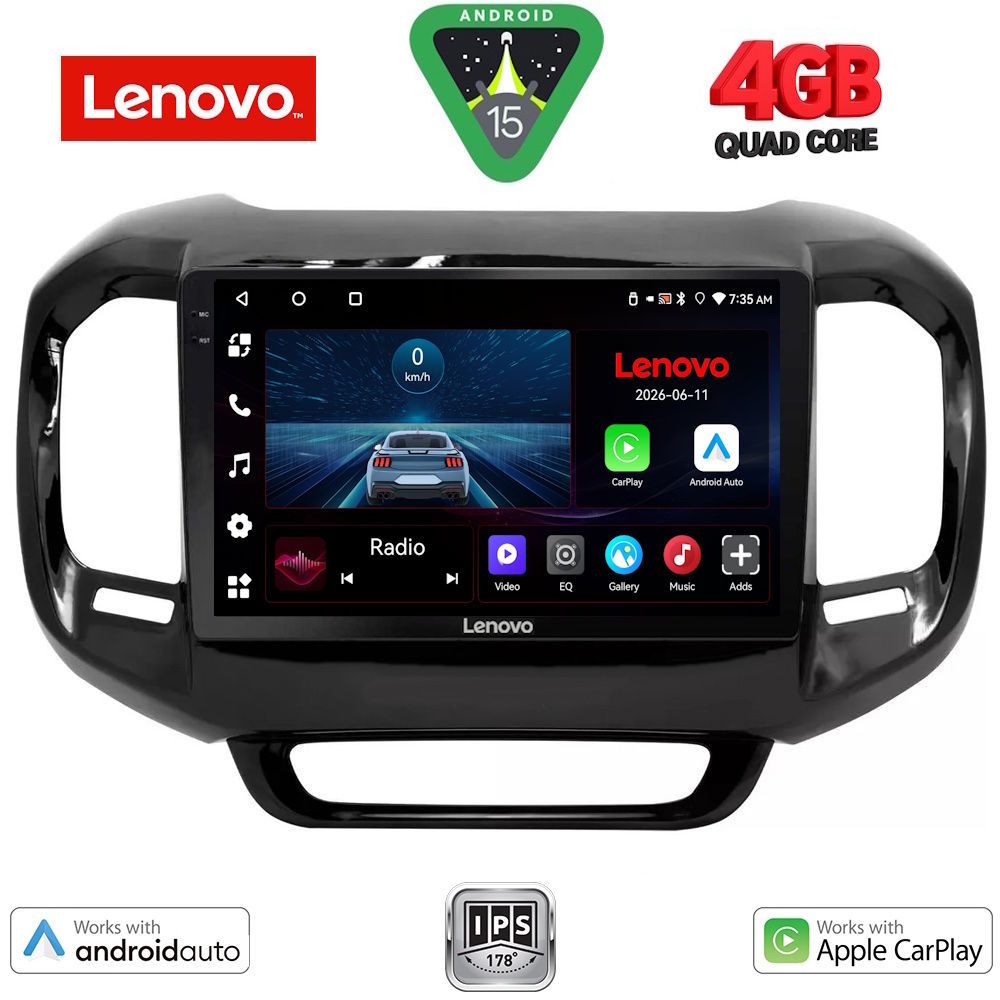 LENOVO LVE 8127_CPAA (9inc) MULTIMEDIA TABLET for FIAT TORO mod. 2017-2024