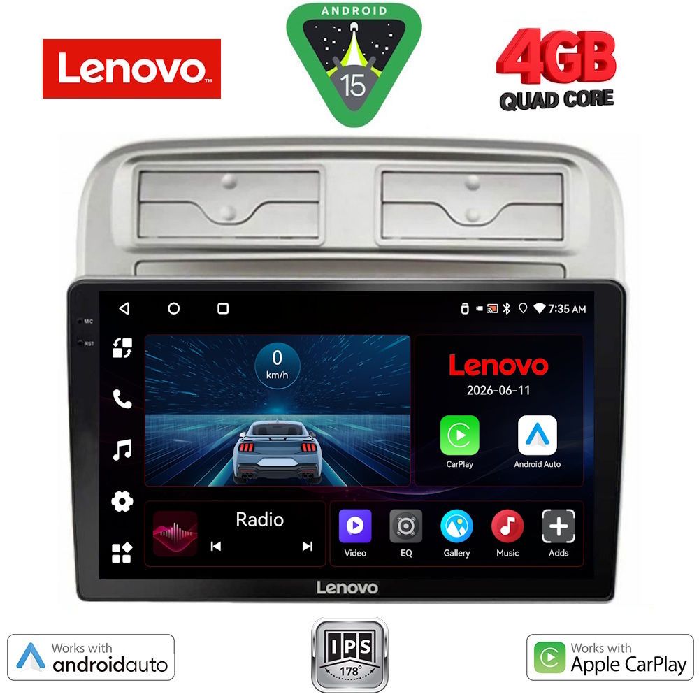 LENOVO LVE 8128_CPAA (9inc) MULTIMEDIA TABLET for FIAT GRANDE PUNTO mod. 2005-2012