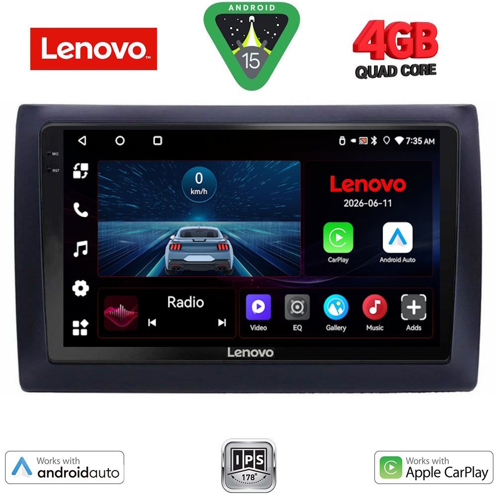 LENOVO LVE 8145_CPAA (9inc) MULTIMEDIA TABLET for FIAT STILO mod. 2001-2007