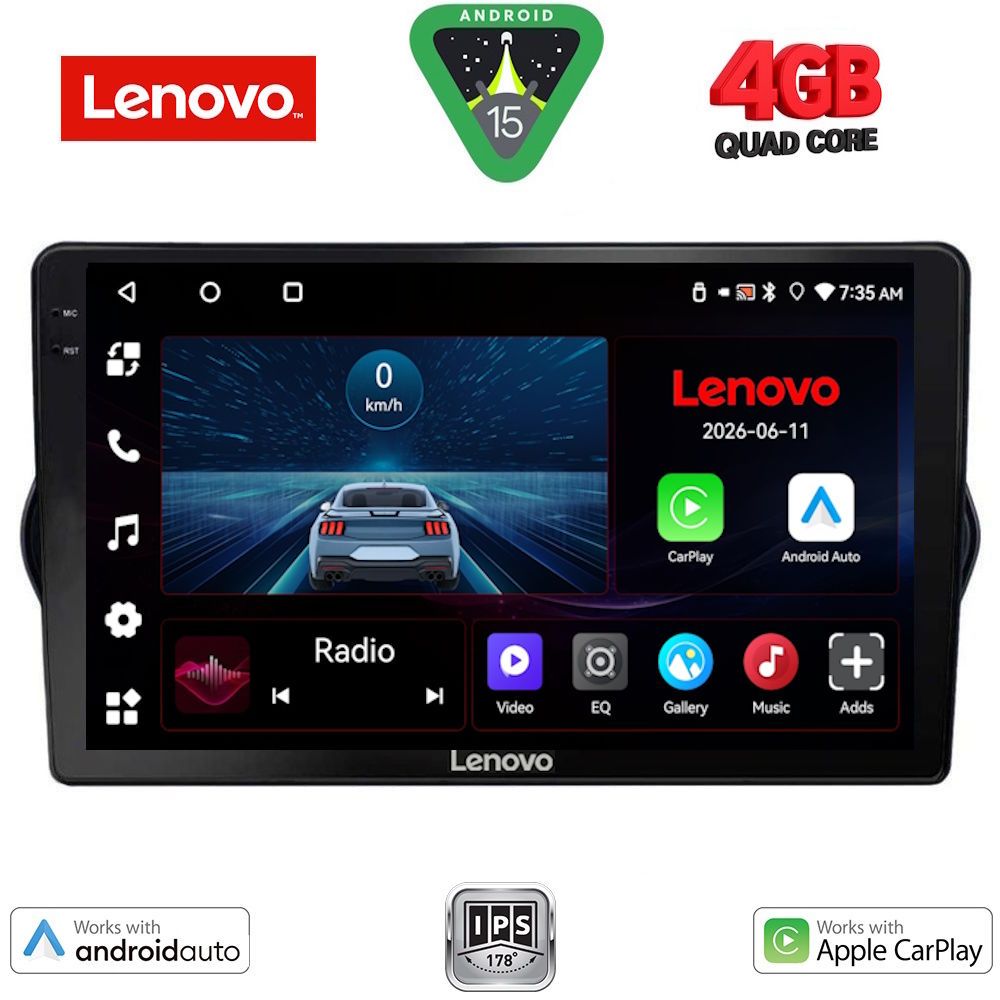 LENOVO LVE 8148_CPAA (9inc) MULTIMEDIA TABLET for FIAT TIPO mod. 2015-2023