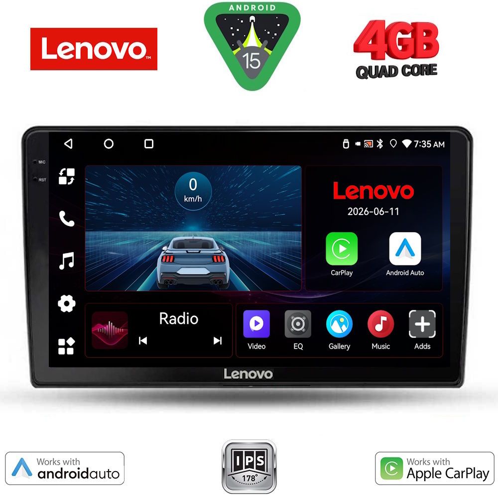 LENOVO LVE 8155_CPAA (10inc) MULTIMEDIA TABLET for FORD FIESTA mod. 2018-2026