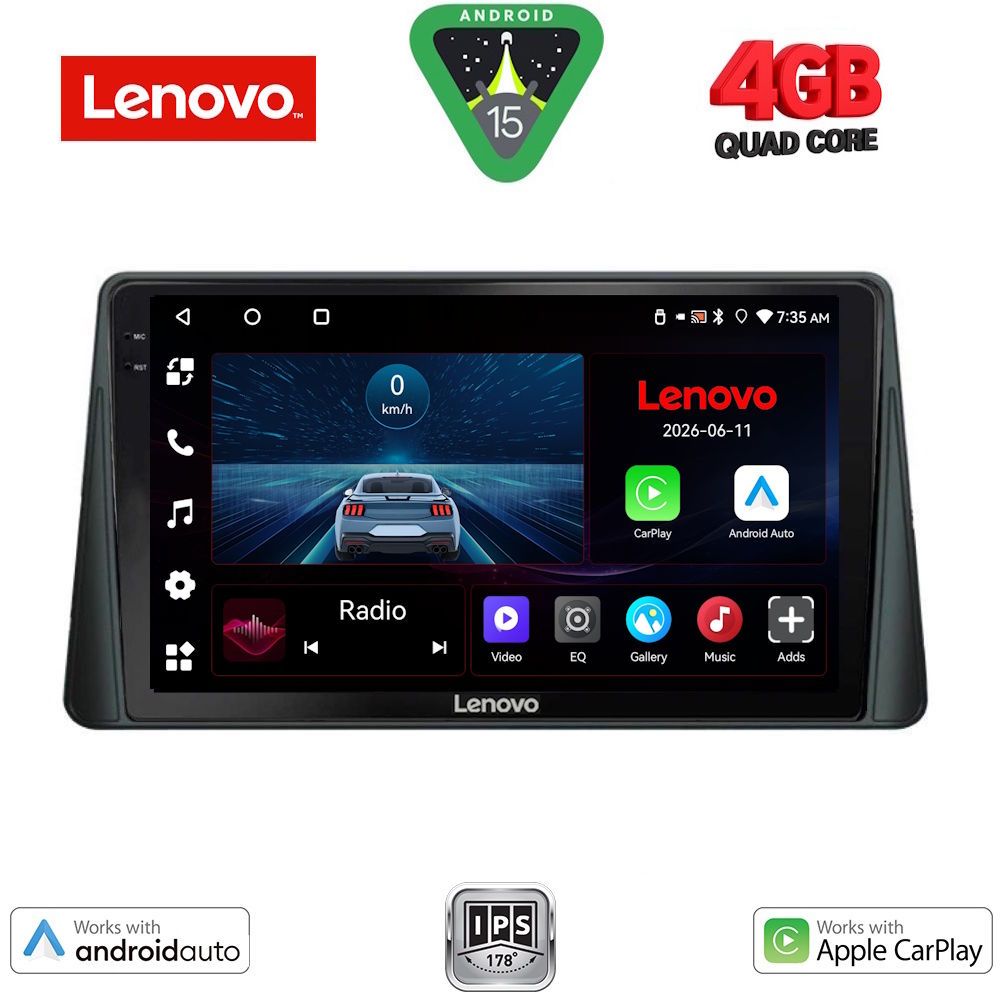 LENOVO LVE 8158_CPAA (9inc) MULTIMEDIA TABLET for FORD FOCUS mod. 2019-2025