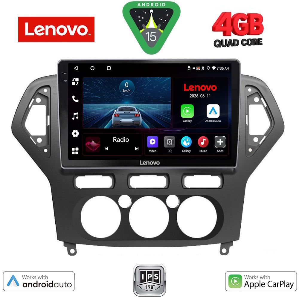 LENOVO LVE 8162_CPAA A/C (10inc) MULTIMEDIA TABLET for FORD MONDEO mod. 2007-2011
